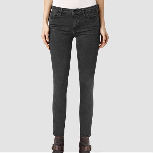 All Saints Denim - ALL SAINTS Spitalfields Ashby Tex Skinny Jeans 27